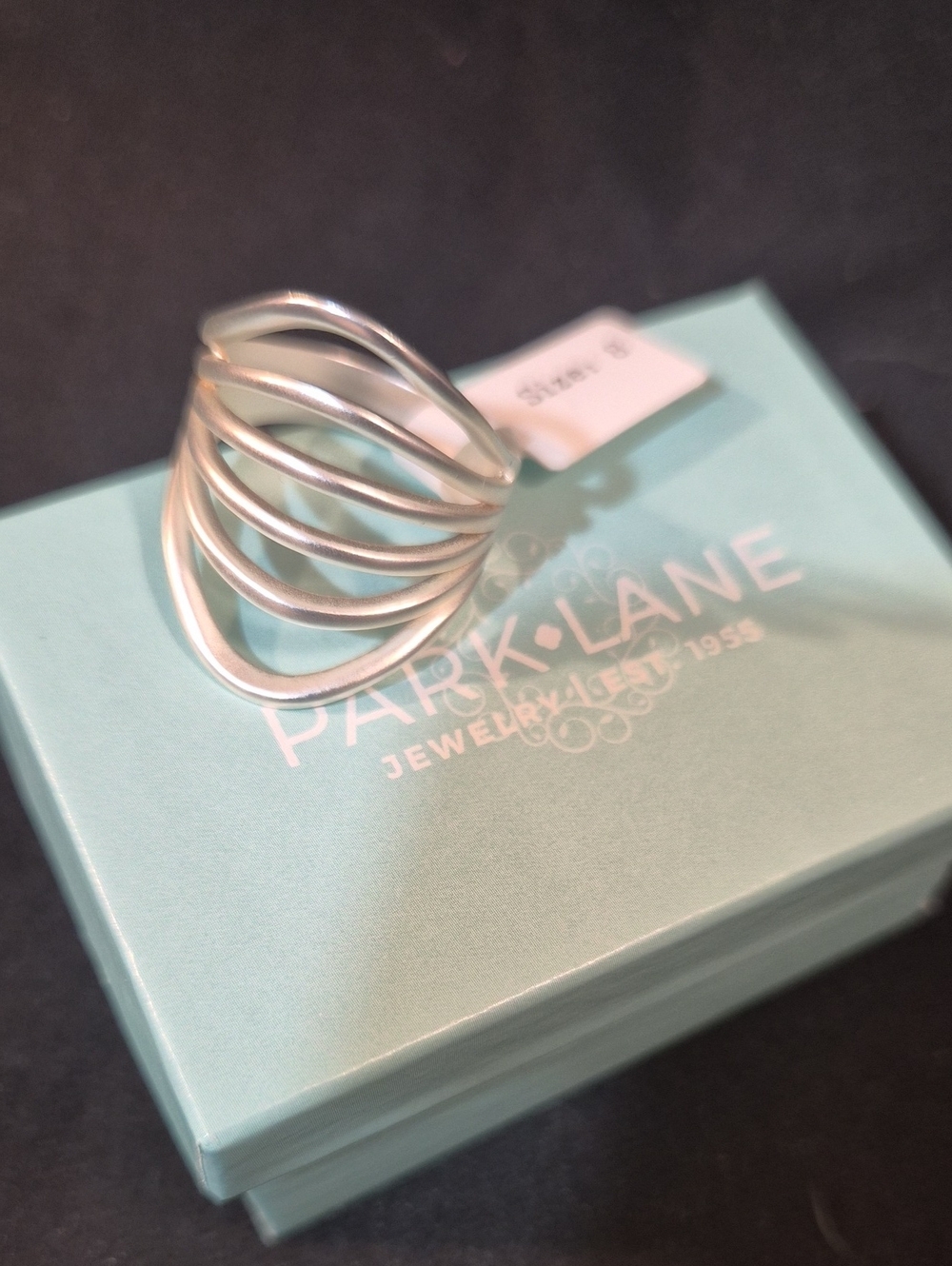 Park Lane Silver Layered Openwork Ring